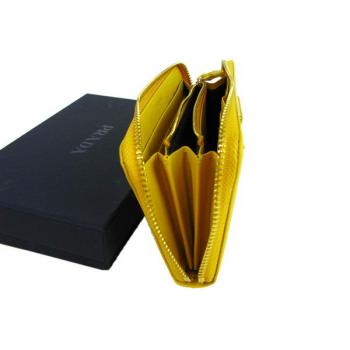 Prada  1M0506 Ladies Wallet Yellow