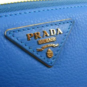 Prada  1M0506 Ladies Wallet Blue