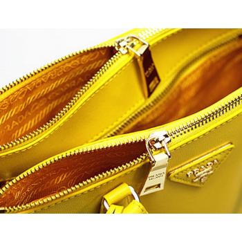 Prada  3020 Handbag Cow Leather Yellow