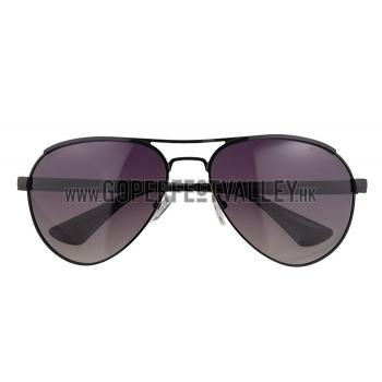 Prada Aviator Linea Rossa Logo Black Frame Sunglasses 308222