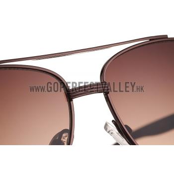 Prada Linea Rossa Brown Frame Brown Lenses Sunglasses 308154