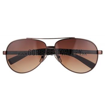 Prada Linea Rossa Brown Frame Brown Lenses Sunglasses 308154