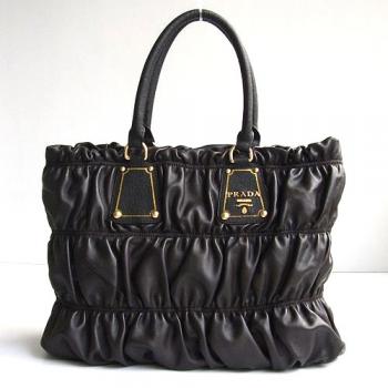 Prada  3511 Handbag Nylon Coffee