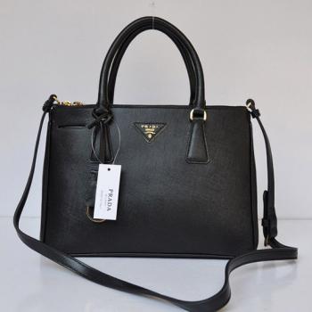 Prada  1801 Totes Cow Leather Black