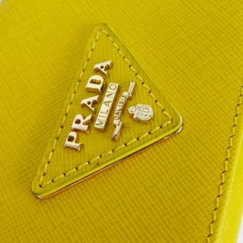 Prada  1M1132 Ladies Wallet Yellow