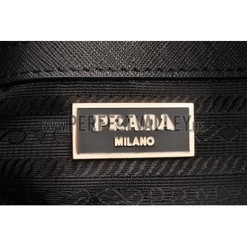 Replica Prada Promenade Black And Blue Crocodile Bag