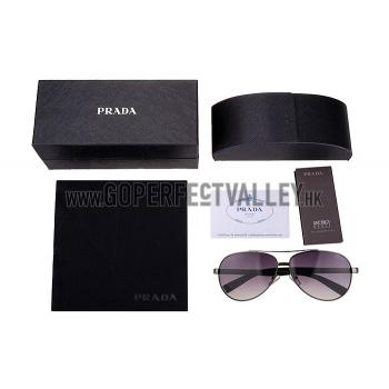 Prada Linea Rossa Black Frame Grey Lenses Sunglasses 308153