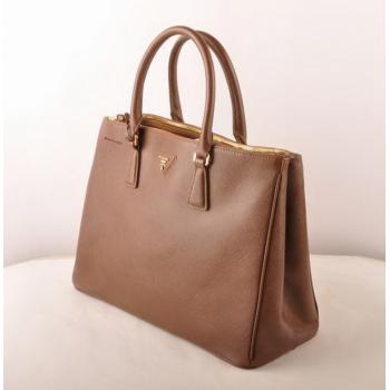 Prada  16625M Handbag Lambskin Coffee