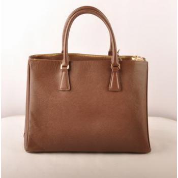 Prada  16625M Handbag Lambskin Coffee