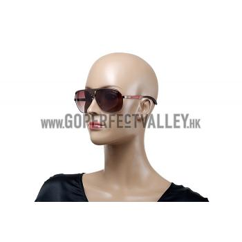 Replica Prada Sporty Embellished Brown Frame Linea Rossa Logo Sunglasses 308301