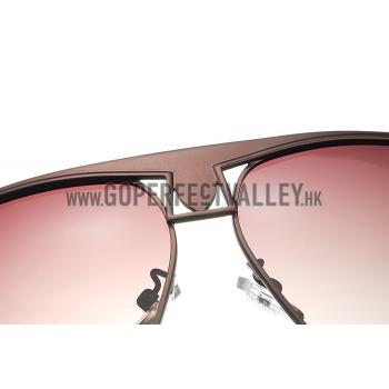 Replica Prada Sporty Embellished Brown Frame Linea Rossa Logo Sunglasses 308301