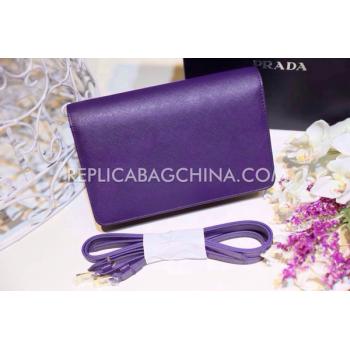 Prada Handbag Shoulder Bag Purple