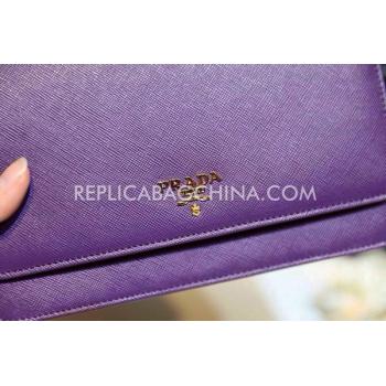 Prada Handbag Shoulder Bag Purple