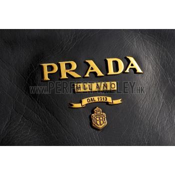 Prada  Patent Leather Satchel Black Replica