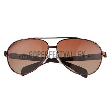 Prada Sporty Linea Rossa Brown Frame Brown Lenses Sunglasses 308155