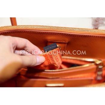 Prada Handbag Calfskin Orange