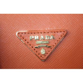 Prada  0809 Ladies Handbag Orange