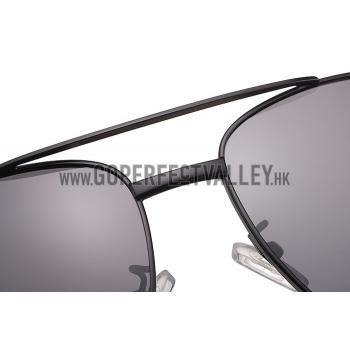 Prada Square Linea Rossa Logo Black Frame Sunglasses 308218