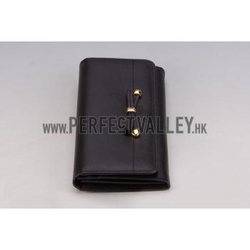 Prada Continental Wallet Black