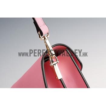 Prada Saffiano Leather Lux Small Pink Bag