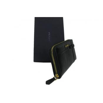 Replica Prada  1M0506 Wallet Cow Leather Black