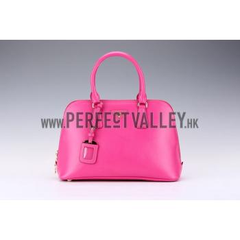 Prada Saffiano Medium Promenade Tote Fuchsia Replica