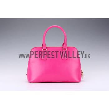 Prada Saffiano Medium Promenade Tote Fuchsia Replica