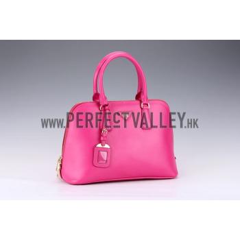 Prada Saffiano Medium Promenade Tote Fuchsia Replica