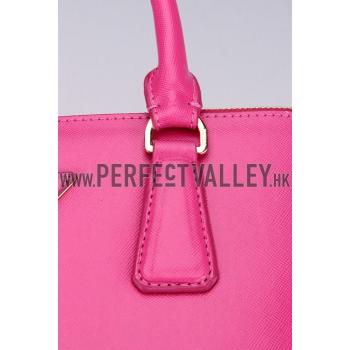 Prada Saffiano Medium Promenade Tote Fuchsia Replica