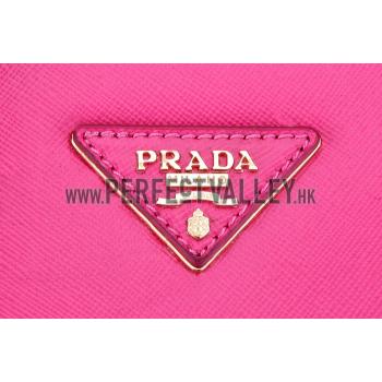 Prada Saffiano Medium Promenade Tote Fuchsia Replica