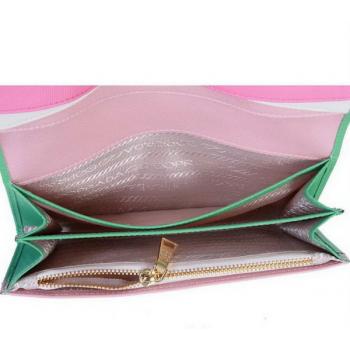 Prada  1M1137 Ladies Wallet Green