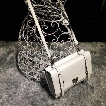 Prada Handbag Shoulder Bag Calfskin White