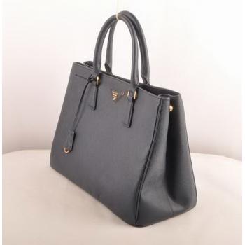 Cheap Prada  16630 Leather Grey Handbag