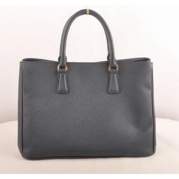 Cheap Prada  16630 Leather Grey Handbag