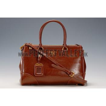 Prada  Satchel Brown