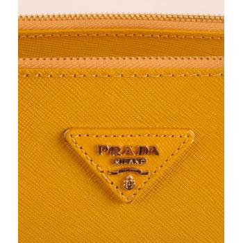 Replica Prada  16625M Ladies Cow Leather Yellow