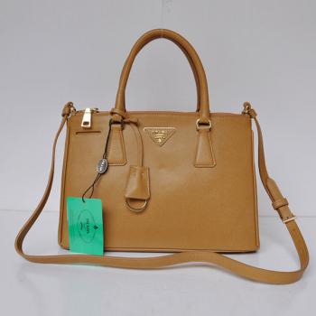 Prada  1801 Ladies Totes Yellow Handbag Replica