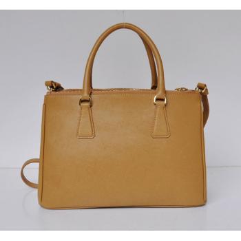 Prada  1801 Ladies Totes Yellow Handbag Replica