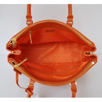 Prada  1786 Handbag Cow Leather Orange