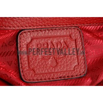 Prada  Satchel Dark Red And Python Handles 18926833