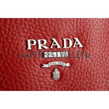 Prada  Satchel Dark Red And Python Handles 18926833