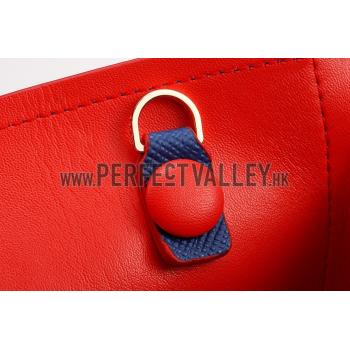 Replica Prada Saffiano Double Tote Blue