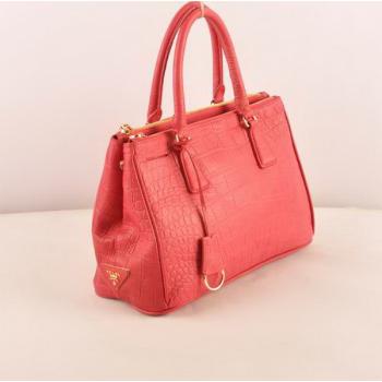 Prada  16625S Handbag Crocodile Pink