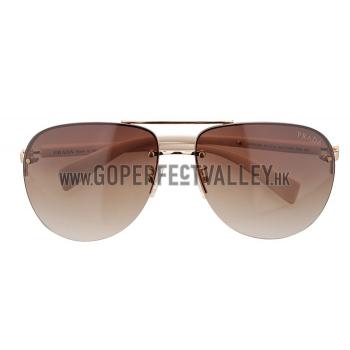 Prada Sporty Linea Rossa Logo Beige Temples Sunglasses 308213