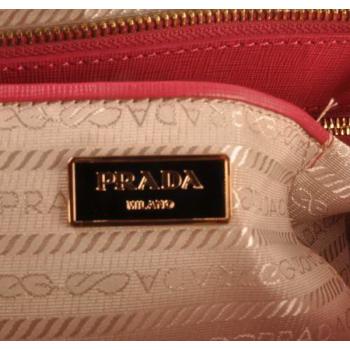 Prada  16625M Leather Pink Handbag