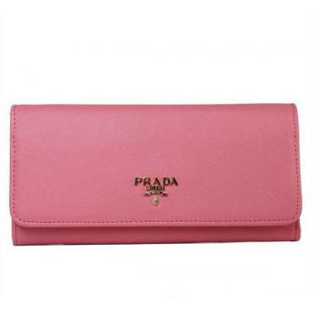 Prada  1M1137 Wallet Cow Leather