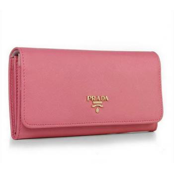 Prada  1M1137 Wallet Cow Leather