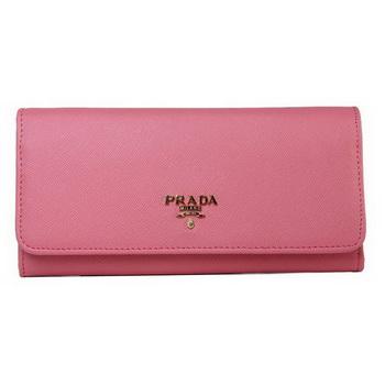 Prada  1M1137 Wallet Cow Leather