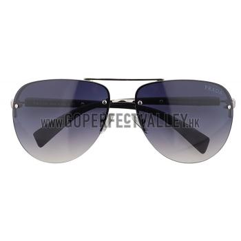 Replica Prada Sporty Linea Rossa Logo Silver Frame Sunglasses 308217