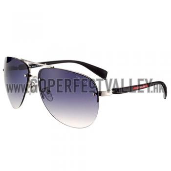 Replica Prada Sporty Linea Rossa Logo Silver Frame Sunglasses 308217